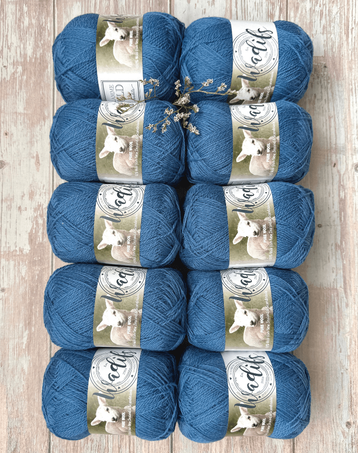 2x Struktur Bluse garnpakke