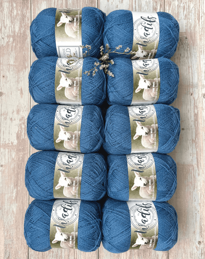 2x Struktur Bluse garnpakke