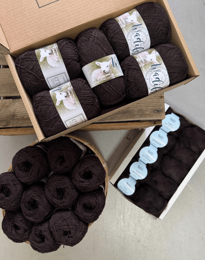 Chokolade brun garnpakke