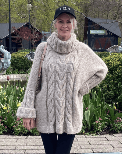 Bente-Maj Sweater - Alpaka Edition - strikkekit