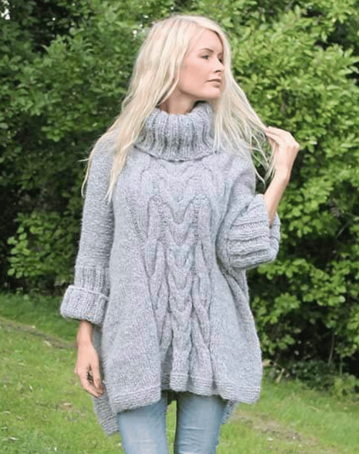 Bente-Maj Sweater - Alpaka Edition - strikkekit