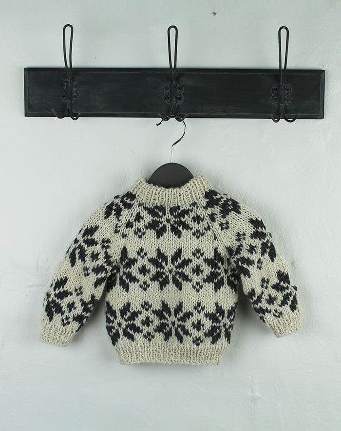 Stjerne Sweater 1-4 år strikkekit