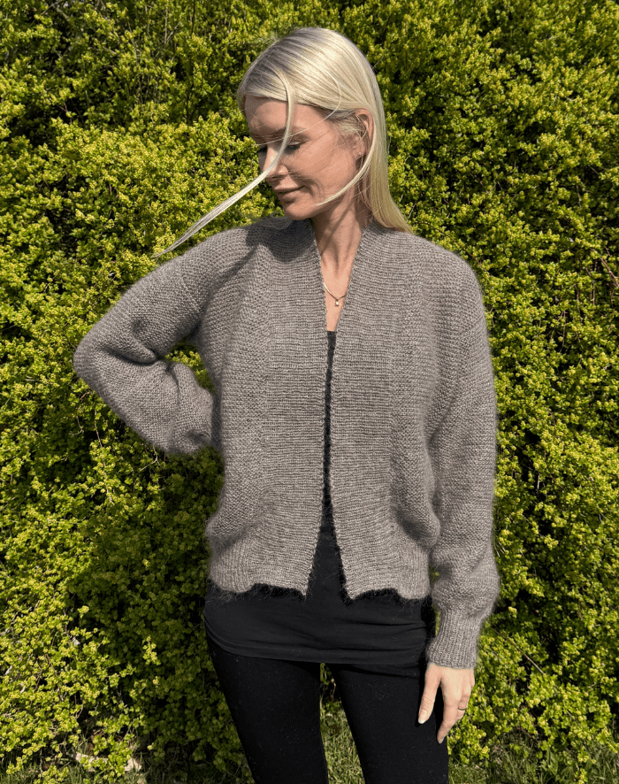 Kort Rille Cardigan strikkekit
