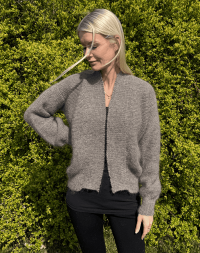 Kort Rille Cardigan strikkekit