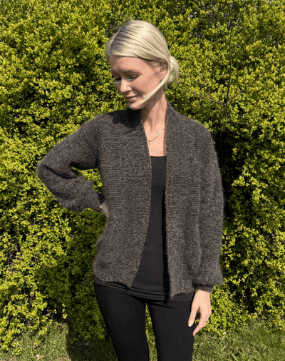 Kort Rille Cardigan strikkekit