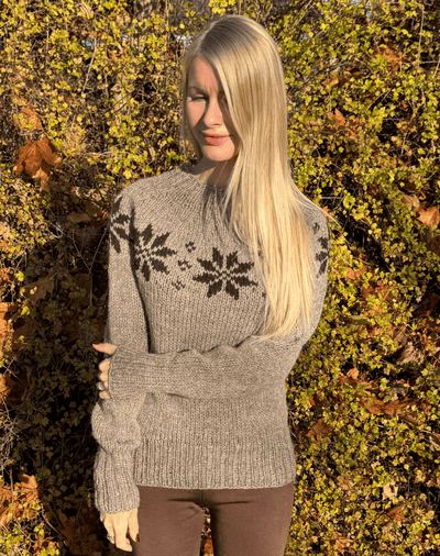 Retro Sweater m/ Stjerneranke strikkekit