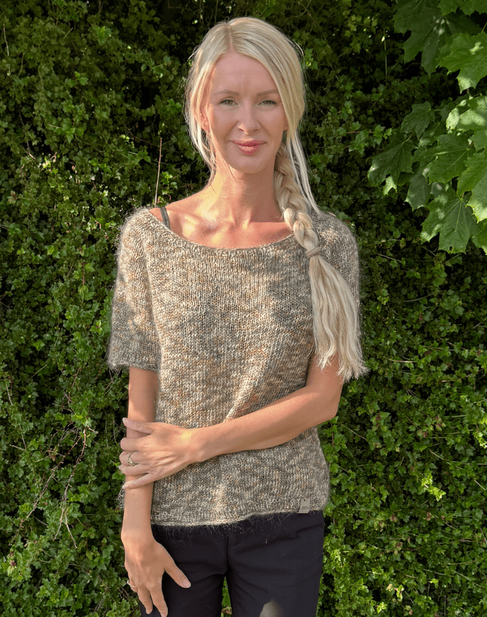 Sommer T-shirt Deluxe strikkeopskrift