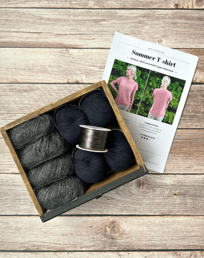 Sommer T-shirt Silke Edition strikkekit
