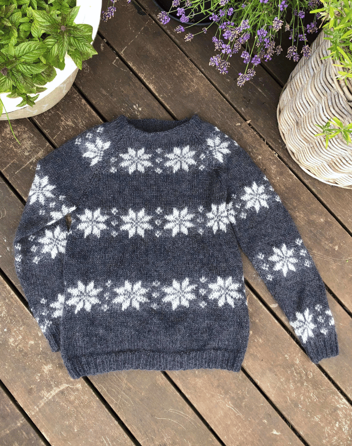 Stjerne Sweater strikkekit