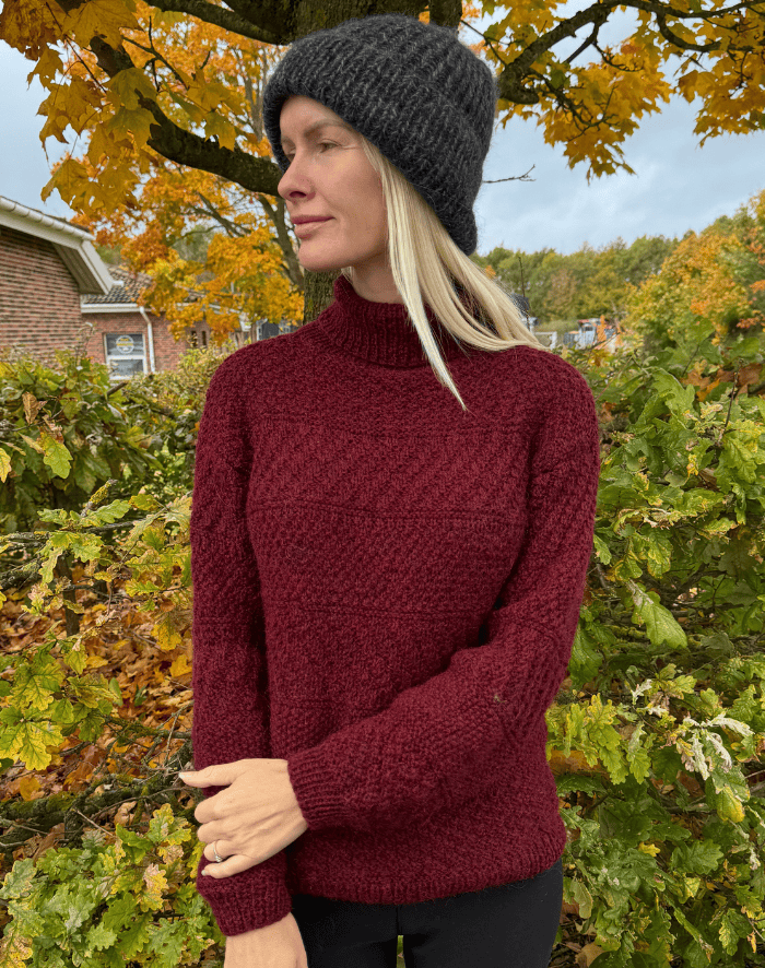 Struktur Sweater Alpaca Edition strikkekit