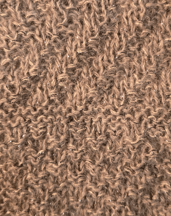 Struktur Halstørklæde glitter strikkekit