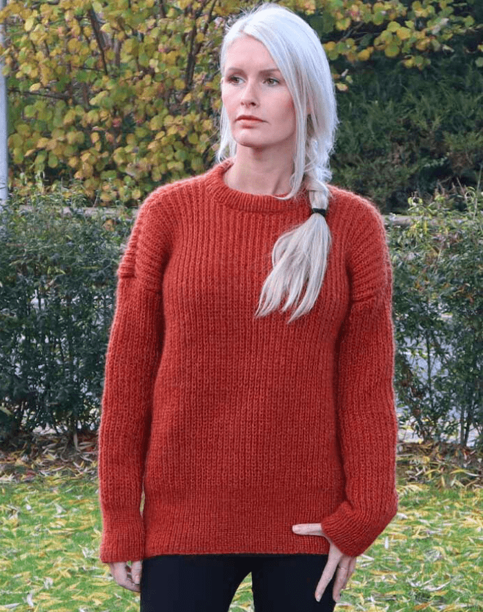 Hverdag Sweater strikkeopskrift