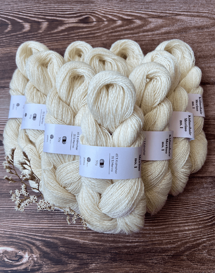 Kidmohair Merino No.1 500 g = 10 fed