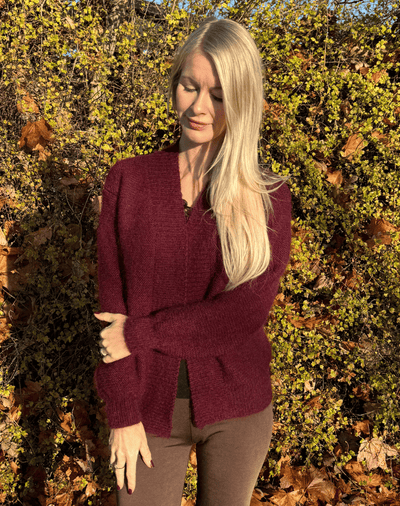 Kort Rille Cardigan strikkekit