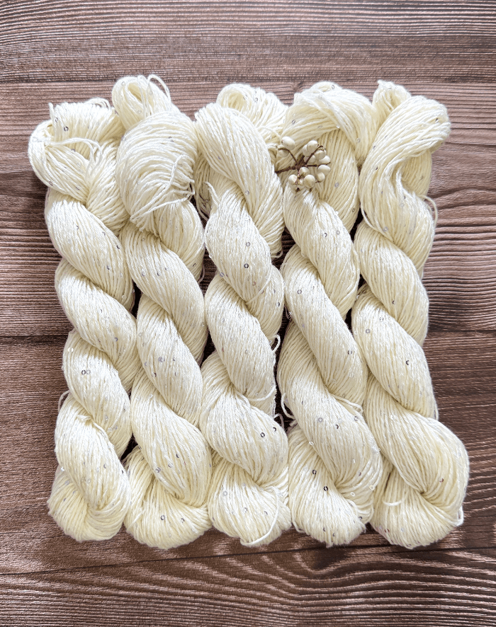 Paillet garn 250 g = 5 fed
